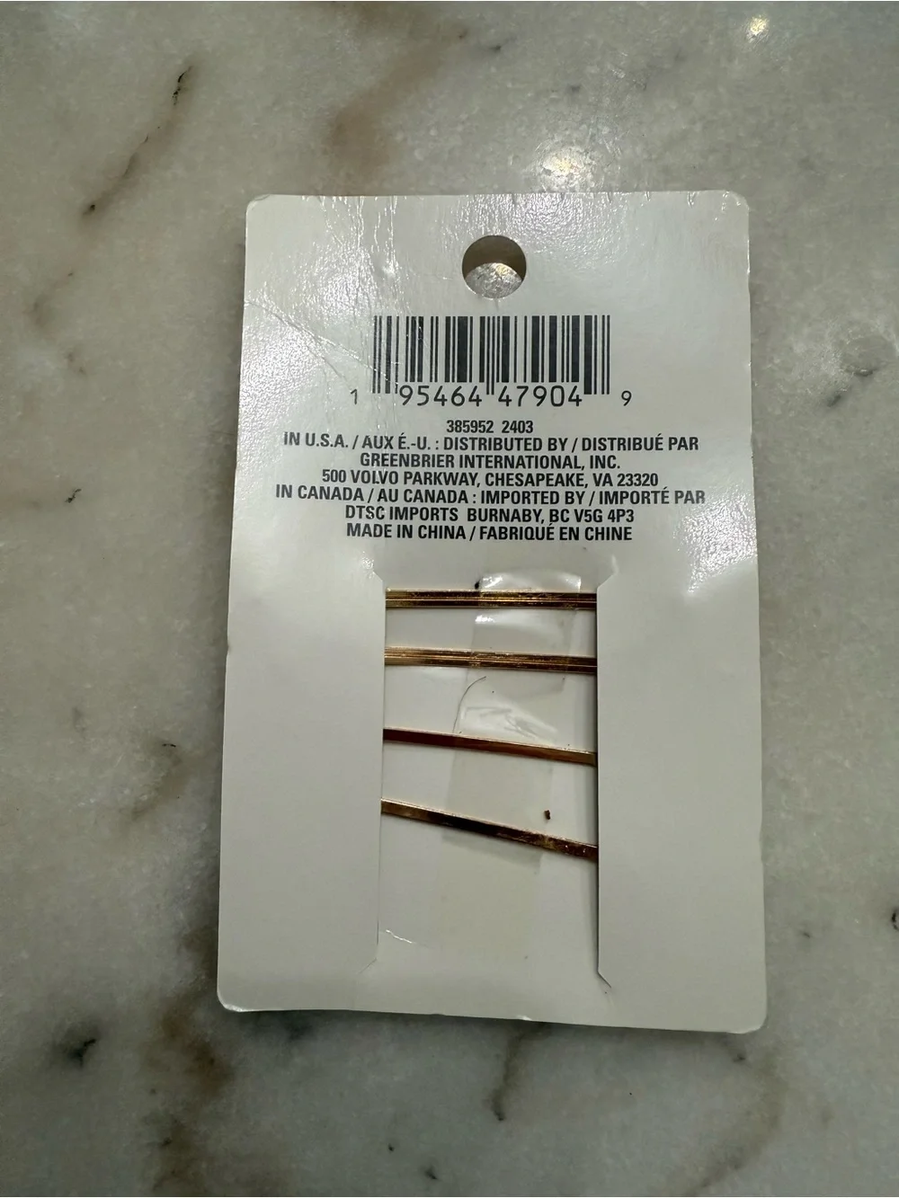 NWT Set of Gold Bobby Pin Hair Clip Accessories  - Rhinestone & Evil Eye Details